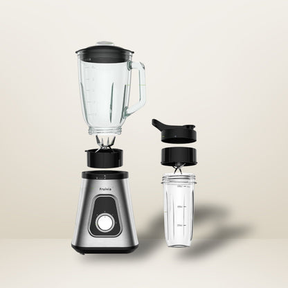 Blender Smoothie 1300W - Mixeur Puissant avec Bol en Verre 1.5L